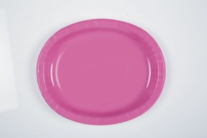 Šķīvīši, paplātes, rozā(8 gab/30 cm)
